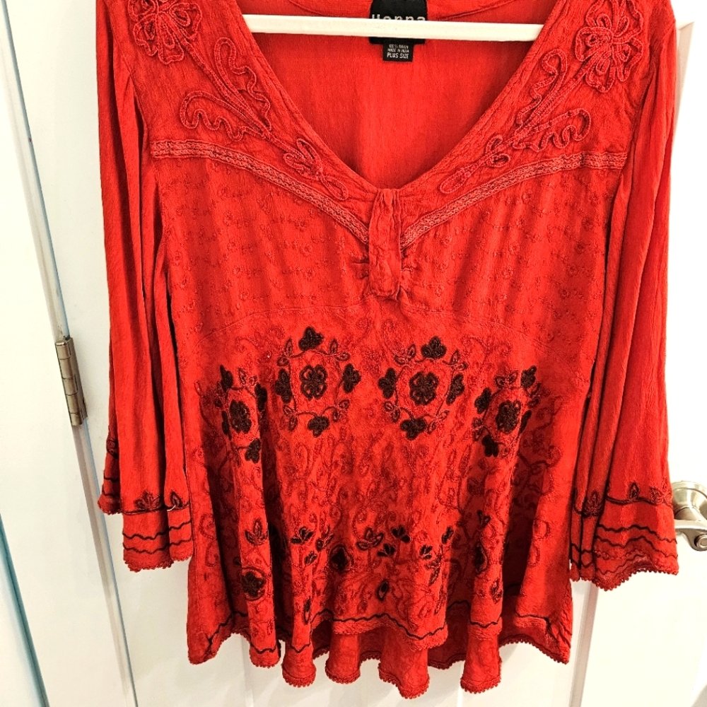 Henna Red Tunic